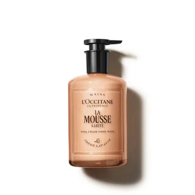 L'occitane - La Mousse Shea Cream Hand Wash 11.8 Fl oz In Transparent