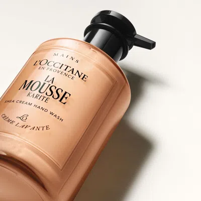 L'occitane - La Mousse Shea Cream Hand Wash 11.8 Fl oz In Transparent