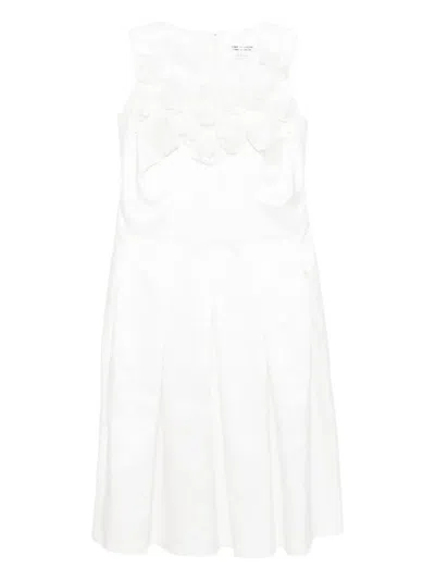 Comme Des Garçons Knotted Dress In White