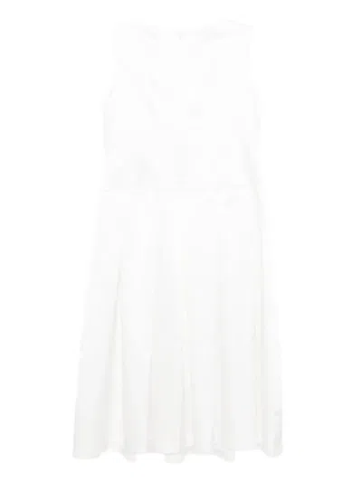Comme Des Garçons Knotted Dress In White