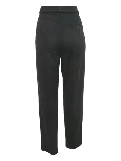 Pre-owned Max Mara Tapered Trousers In Black