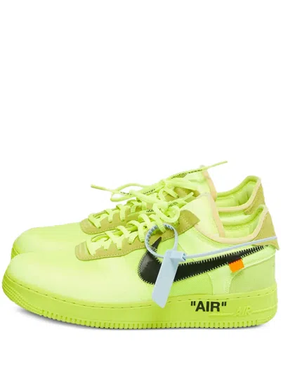 Pre-owned Nike Air Force 1 Low Volt Sneakers In Green