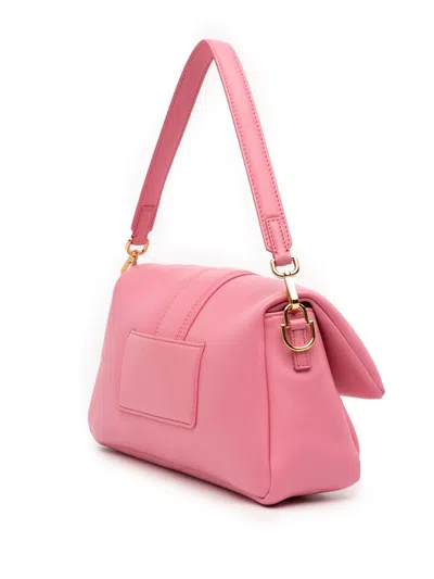 Pre-owned Jacquemus 2020-2025 Padded Lambskin Le Bambimou Satchel In Pink
