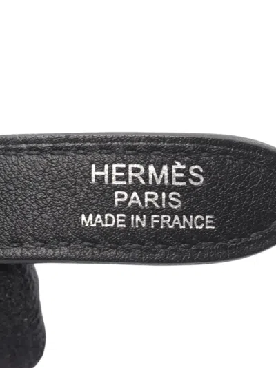 Pre-owned Hermes 2019 Brides De Gala Silky City Mm Shoulder Bag In Blue