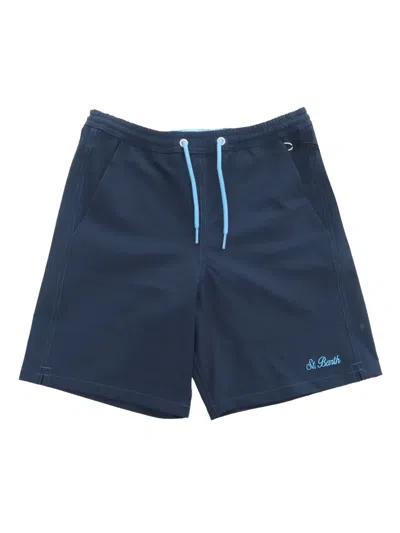 Mc2 Saint Barth Drawstring Pocket Swim Shorts In Multi