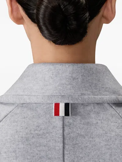 Thom Browne Double-face Jacquard Jacket In Animal Print