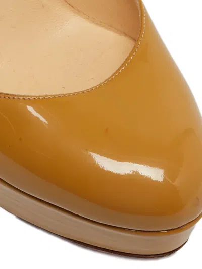 Pre-owned Christian Louboutin Bianca Heeled Pumps In Neutral