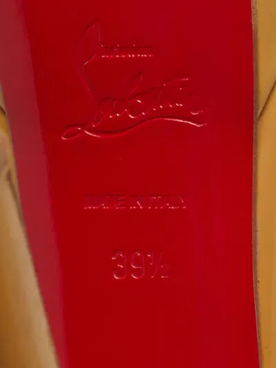 Pre-owned Christian Louboutin Bianca Heeled Pumps In Neutral