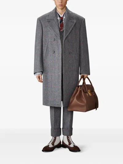 Thom Browne Hunting Tweed Blazer In Multi