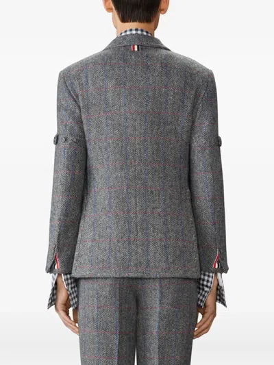 Thom Browne Hunting Tweed Blazer In Multi