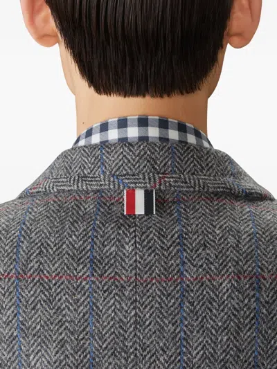 Thom Browne Hunting Tweed Blazer In Multi