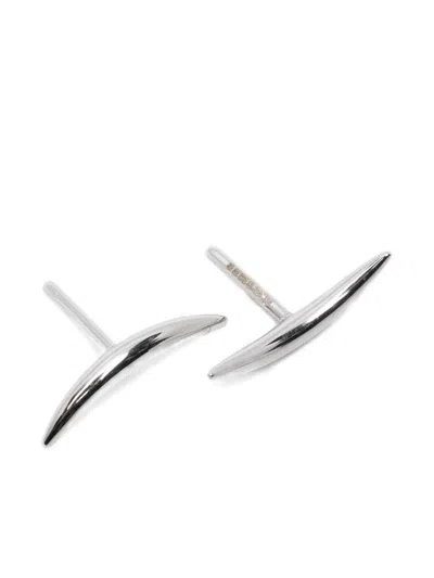 Shaun Leane Quill Stud Earrings In Silver
