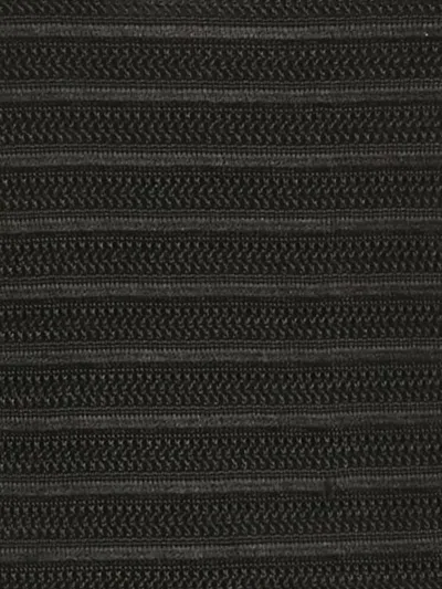 Pre-owned Polo Ralph Lauren Vintage Knitted Mini Dress In Black