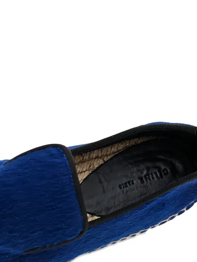 Pre-owned Celine Calf-hair Espadrilles In Blue