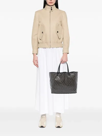 Pre-owned Goyard 2019 Ine Saint Louis Gm Tote Bag In Black