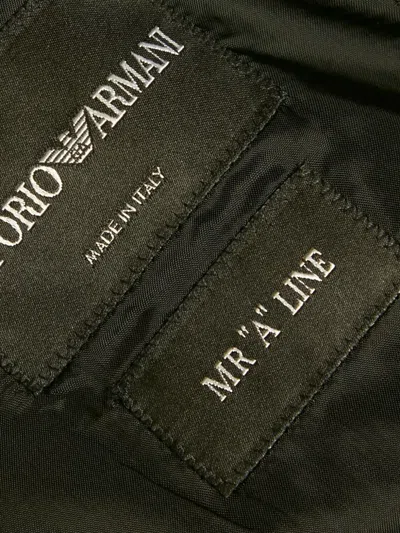 Pre-owned Emporio Armani Single-breasted Coat In Gray