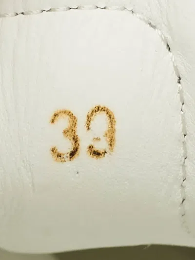 Pre-owned Dolce & Gabbana Banana Leaf-print Leather Sneakers In Green