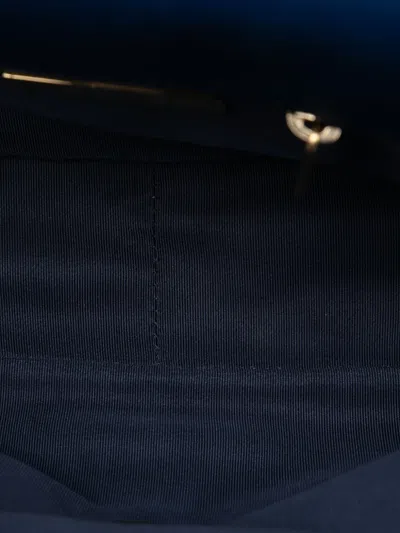 Pre-owned Chanel 2019 Medium Lambskin 19 Flap Satchel In Blue