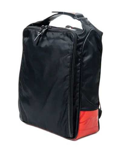 Pre-owned Christian Louboutin Logo-print Backpack In Black