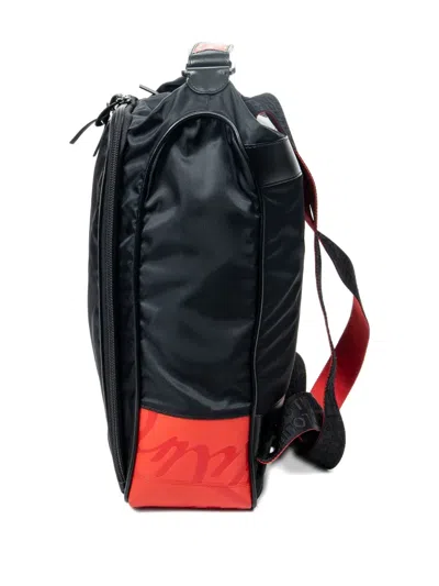Pre-owned Christian Louboutin Logo-print Backpack In Black