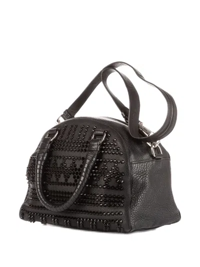 Pre-owned Christian Louboutin Studded Tote Bag In Black