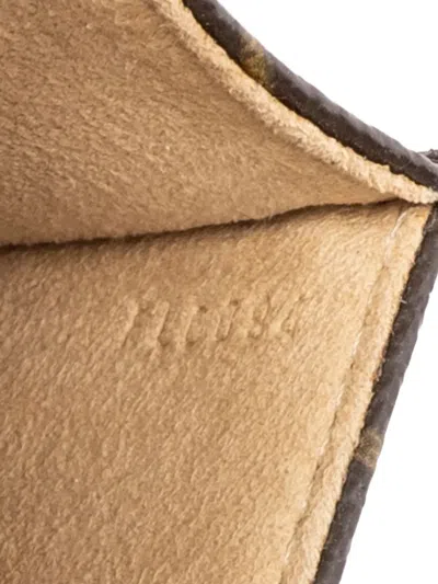 Pre-owned Louis Vuitton 1994 Florentine Monogram Belt Bag In Brown