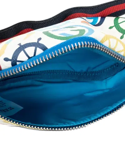 Pre-owned Gucci Logo-print Belt Bag In Neutral