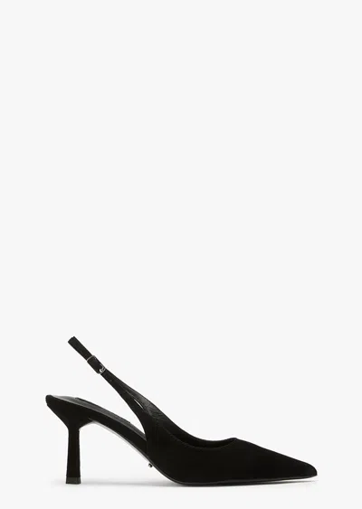 Tony Bianco Baz Black Suede In Black