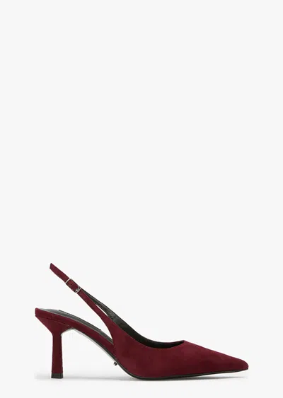 Tony Bianco Baz Vino Suede In Red