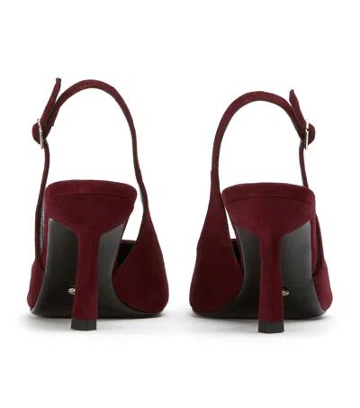 Tony Bianco Baz Vino Suede In Red