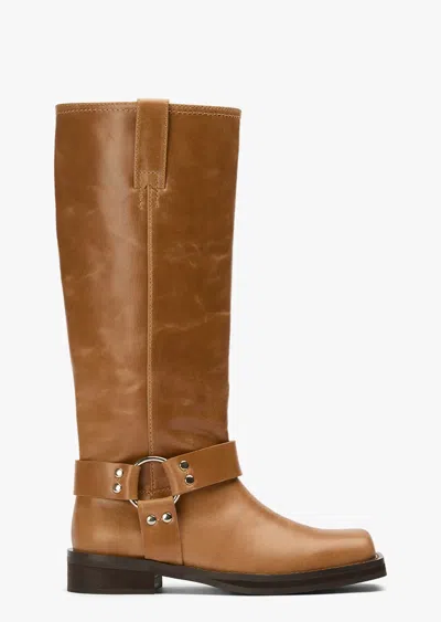 Tony Bianco Biker Whiskey Wax In Brown