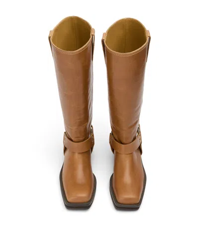 Tony Bianco Biker Whiskey Wax In Brown