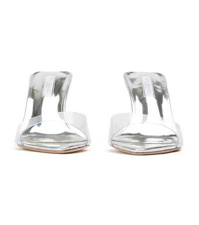 Tony Bianco Hallie Clear Vinylite/silver In Silver