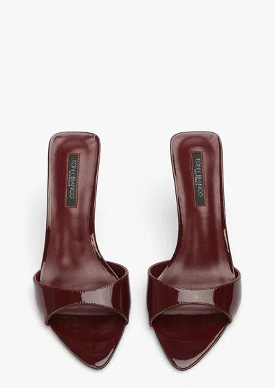 Tony Bianco Hallie Vino Patent In Red