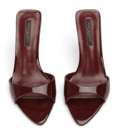 Tony Bianco Hallie Vino Patent In Red