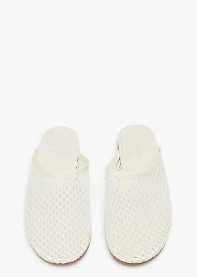 Tony Bianco Minaj White Mesh/patent In White
