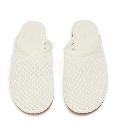 Tony Bianco Minaj White Mesh/patent In White