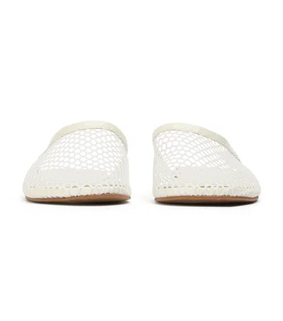 Tony Bianco Minaj White Mesh/patent In White