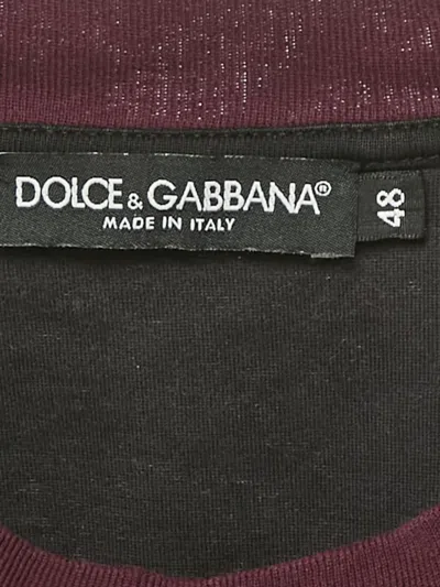 Pre-owned Dolce & Gabbana Floral-print Short-sleeves T-shirt In Black