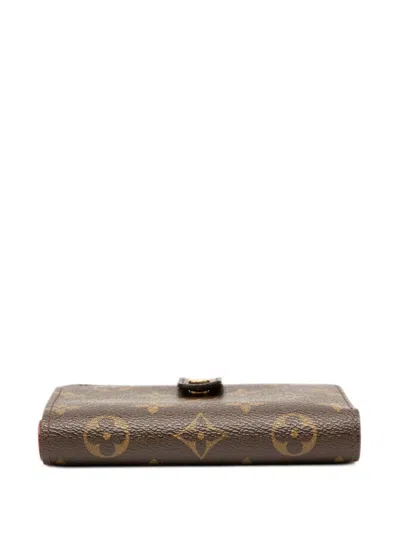 Pre-owned Louis Vuitton 2006 Monogram French Purse Small Wallets In Brown