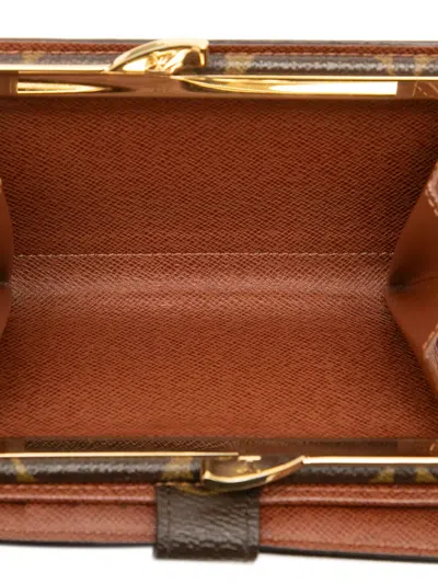 Pre-owned Louis Vuitton 2006 Monogram French Purse Small Wallets In Brown