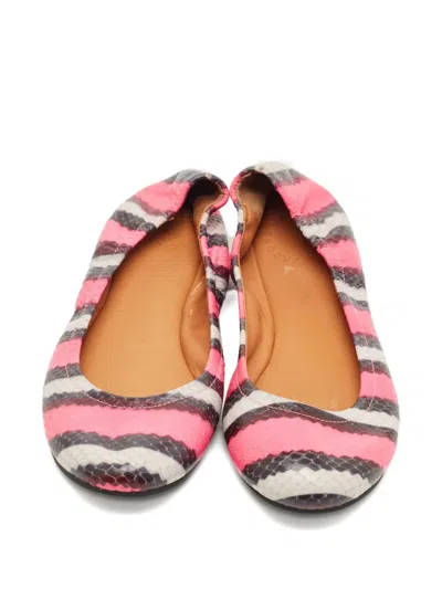 Pre-owned Marc By Marc Jacobs Leather Flats In Pink