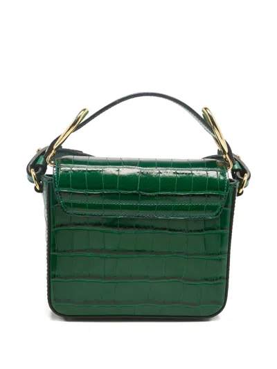 Pre-owned Chloé Mini C Tote Bag In Green