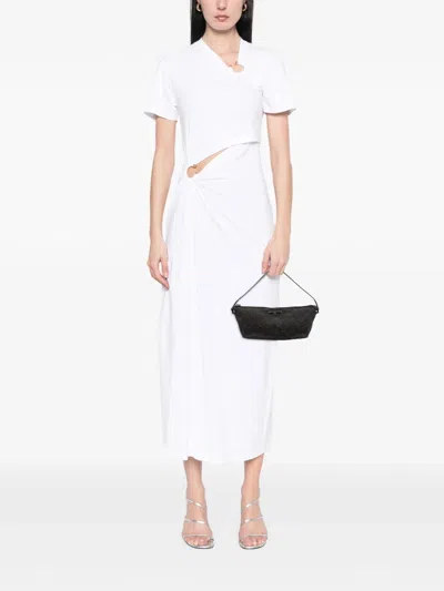 Pre-owned Gucci 2000-2015 Gg Denim Boat Shoulder Bag In Brown