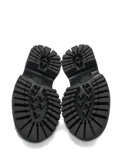 Pre-owned Gucci Interlocking G Leather Loafers In Green