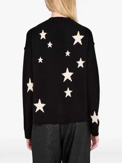 Zadig & Voltaire Mirkaz Star Cardigan In Black