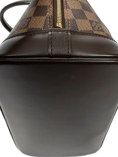 Pre-owned Louis Vuitton 2003 Alma Pm Check Tote Bag In Brown