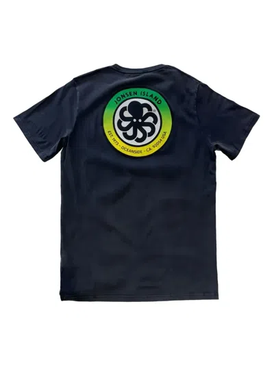 Jonsen Island Logo-print T-shirt In Blue