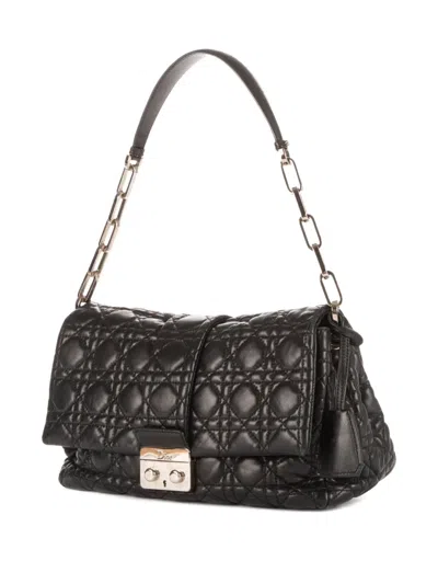 Pre-owned Dior Quilted Chain Bag In Black