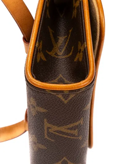 Pre-owned Louis Vuitton Pochette Florentine Belt Bag In Brown